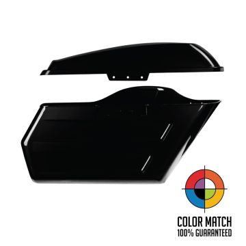 Color Matched Chopped Hardline Saddlebags for Harley® Touring from HOGWORKZ
