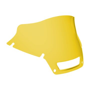 HOGWORKZ® Yellow Flowz™ 6 Windshield for 22+ Harley® Low Rider ST right angle