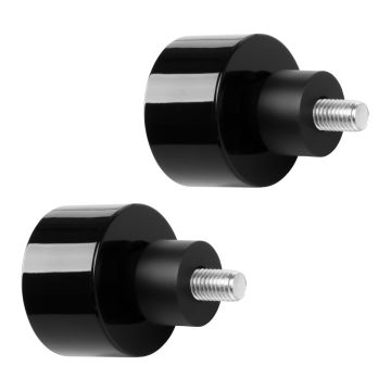 HOGWORKZ® Black Wheelie Wheels For Performance Guards