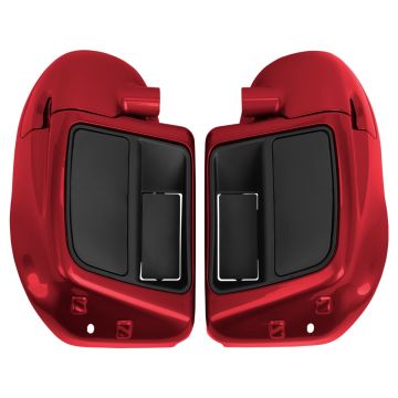 Crushed Ice Pearl Rushmore Style Lower Vented Fairings for Harley® Touring from HOGWORKZ