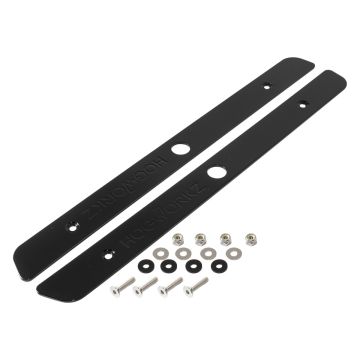 Harley Stretched Saddlebag Skid Plates with hardware from HOGWORKZ® 