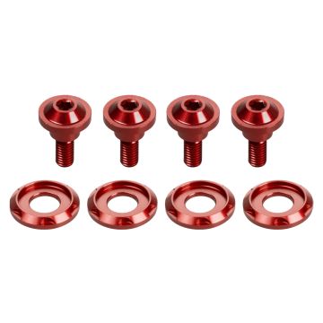 Red Windshield Bolts for Harley® Road Glide from HOGWORKZ kit