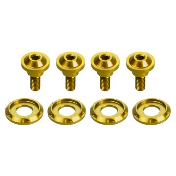 Gold Windshield Bolts for Harley® Road Glide from HOGWORKZ kit