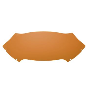 HOGWORKZ® Orange Flowz™ 9" Windshield for Harley® Road Glide front