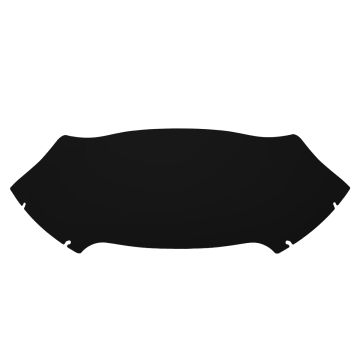 HOGWORKZ® Dark Smoke Flowz™ 9" Windshield for Harley® Road Glide front