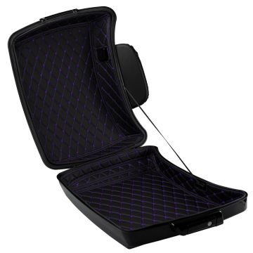 HOGWORKZ® Razor Tour Pack Liner Black w/ Purple Stitching