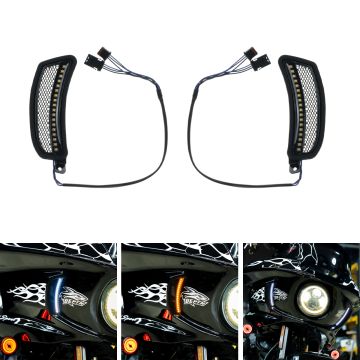 LED Vent Signals (DRL / Turn) for Harley® Low Rider ST from HOGWORKZ
