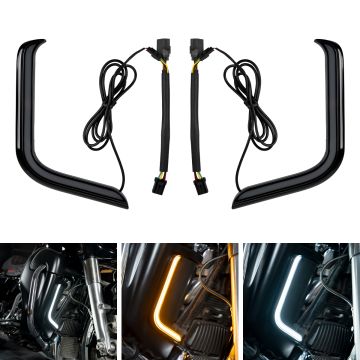 hogworkz lumipro lower fairing LED in black
