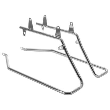 Chrome Harley® Softail Conversion Brackets for Hard Saddlebags from HOGWORKZ