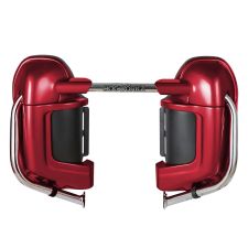 hard candy Hot Rod Red flake Harley Lower Vented Fairing from HOGWORKZ pair