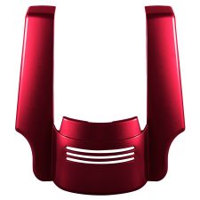 Hard Candy Hot Rod Red Flake Harley Touring Stretched Tri-Bar Fender Extension front,Hard Candy Hot Rod Red Flake Harley Touring Stretched Tri-Bar Fender Extension angle,Hard Candy Hot Rod Red Flake Harley Touring Stretched Tri-Bar Fender Extension tailig