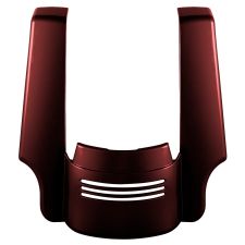 Merlot Sunglo Harley Touring Stretched Tri-Bar Fender Extension front