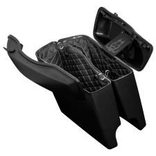HOGWORKZ® Stretched Saddlebag Liners Black with Black Stitching
