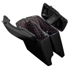 HOGWORKZ® Stretched Saddlebag Liners Black with Red Stitching