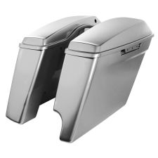 Brilliant Silver Pearl 2 into 1 stretched saddlebags
