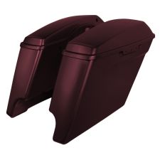 Twisted Cherry dual cut stretched saddlebags for Harley-Davidson®