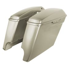 Silver Fortune dual cut stretched saddlebags