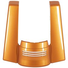 Amber Whiskey Stretched Dual Blocked Tri-Bar Fender Extension front