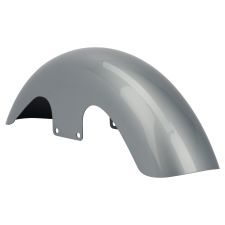 Atlas Silver Metallic 19" Mid-Length Front Fender for Harley® Touring