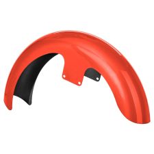 Baja Orange 21 inch Wrapped Front Fender for Harley® Touring motorcycles from HOGWORKZ® front