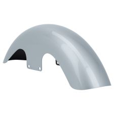Barracuda Silver 19" Mid-Length Front Fender for Harley® Touring '96-'24