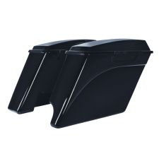 Black Pearl 2-Into-1 Extended 4" Stretched Saddlebags Harley® Touring from HOGWORKZ