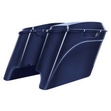 Big Blue Pearl Harley® 1994-2013 Touring Stretched Saddlebags from HOGWORKZ
