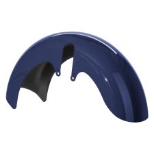 Big Blue Pearl 18 inch Wide Fat Tire Front Fender for Harley® Touring motorcycles from HOGWORKZ® front