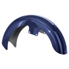 Big Blue Pearl 19 inch Wrapped Front Fender for Harley® Touring motorcycles from HOGWORKZ® front