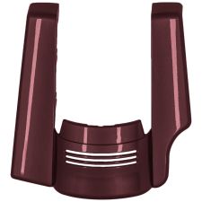 Billiard Burgundy Harley® Touring Stretched 2-Into-1 Tri-Bar Fender Extension front