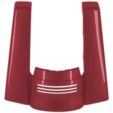 Billiard Burgundy Harley® Touring Dual Block Stretched Tri-Bar Fender Extension front