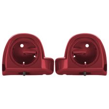 Billiardred Lower Vented Fairing Speaker Pod Mounts rushmore style for Harley Touring motorcycle from HOGWORKZ pair