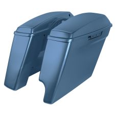 Billiard Teal Harley Touring 2-into-1 Stretched Saddlebags from hogworkz Billiard Teal Harley Touring 2-into-1 Stretched Saddlebags from hogworkz backBilliard Teal Harley Touring 2-into-1 Stretched Saddlebags from hogworkz sideBilliard Teal Harley Touring