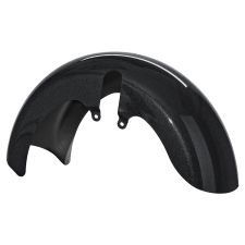 Black Magic 18 Wide Fat Tire Front Fender for Harley® Touring motorcycles from HOGWORKZ® front