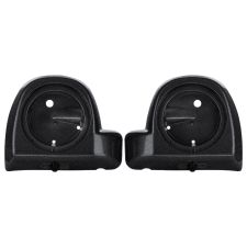 black magic Lower Vented Fairing Speaker Pod Mounts rushmore style for Harley® Touring bikes front HOGWORKZ® pair