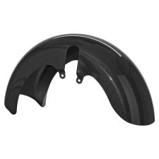 Black Quartz 18 Wide Fat Tire Front Fender for Harley® Touring motorcycles from HOGWORKZ® front
