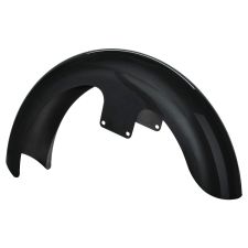 Black Tempest 21 inch Wrapped Front Fender for Harley® Touring motorcycles from HOGWORKZ® front
