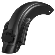 Black Tempest Harley® Touring CVO Style Stretched Rear Fender from hogworkz angle