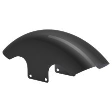 Black Tempest 19" Chopped Front Fender for Harley® Touring '96-'24