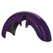 Blackberry Smoke 18 Wide Fat Tire Front Fender for Harley® Touring motorcycles from HOGWORKZ® side