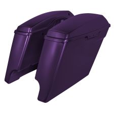 Blackberry Smoke Harley® Touring Dual Cut Stretched Saddlebags from HOGWORKZ® angle