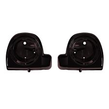 blackened cayenne Lower Vented Fairing Speaker Pod Mounts rushmore style for Harley Touring motorcycle from HOGWORKZ pair