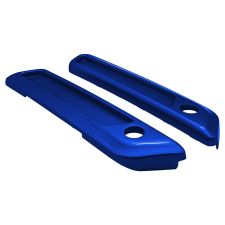 Blue Max Pearl Saddlebag Latch Covers for Harley® Touring from HOGWORKZ angle