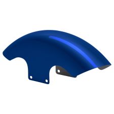 Blue Max Pearl 19" Chopped Front Fender for Harley® Touring '96-'24