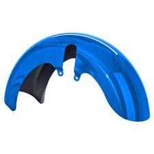 Bonneville Blue 18 Wide Fat Tire Front Fender for Harley® Touring motorcycles from HOGWORKZ® front