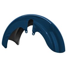 Bright Billiard Blue 18 Wide Fat Tire Front Fender for Harley® Touring motorcycles from HOGWORKZ® front