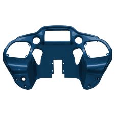 Bright Billiard Blue Harley Road Glide Front Inner Fairing for '15-'23 from HOGWORKZ front view