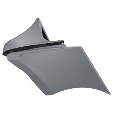 Charcoal Satin Scoop Daddy™ Stretched Side Covers for Harley® Touring from hogworkz