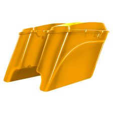 Chrome Yellow Pearl Harley® Touring Stretched Saddlebags for 1994-2013 from HOGWORKZ