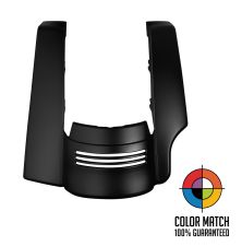 Color Matched Harley® Touring Stretched 2-Into-1 Tri-Bar Fender Extension '09-'22